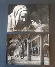 cartoline perugia basilica di s. pietro interno-santa francesca romana caravaggi