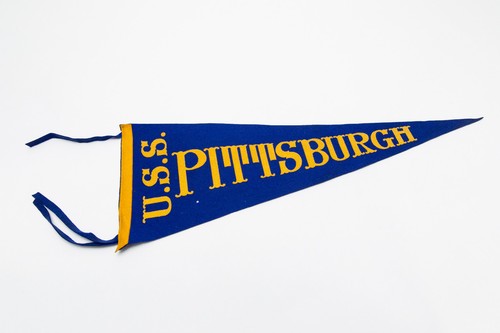 Pennant feltro souvenir uss - pennant, in