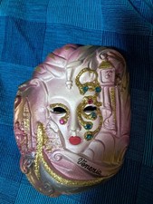 Maschera Veneziana In Terracotta