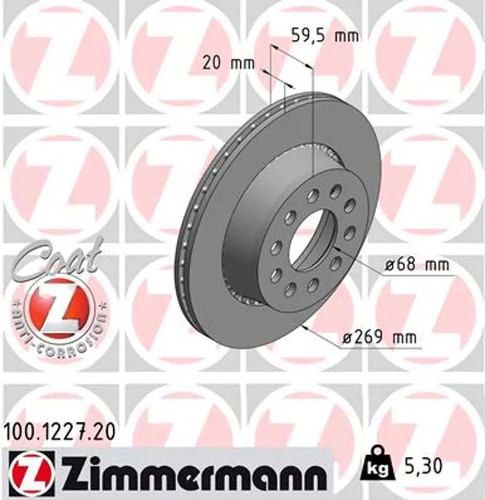 Set freni disco zimmermann - set, a