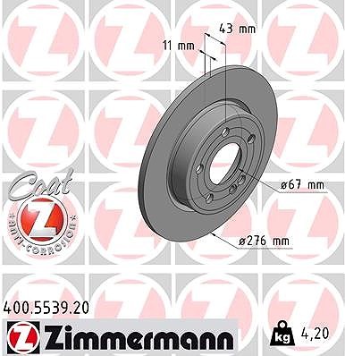 Dischi freno zimmermann asse - dischi,