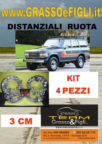 Kit distanziali ruota for - 4,