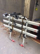 PORTABICI POSTERIORE DOAE PADOVA ALLUMINIO 3 BICI COLORE GRIGIO CODICE 650/3 