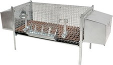 M. G. Gabbie Gabbia Conigli Due Fattrici cm 100x50 Xh 70 L57