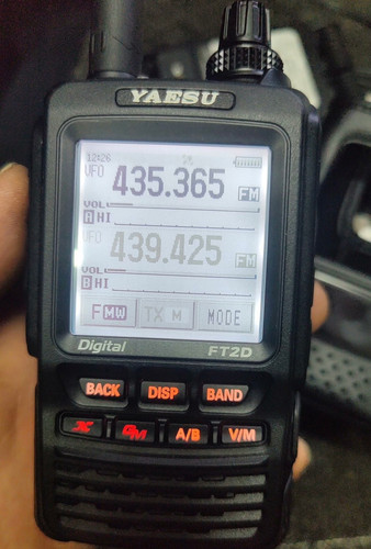Radio walkie talkie yaesu - talkie,