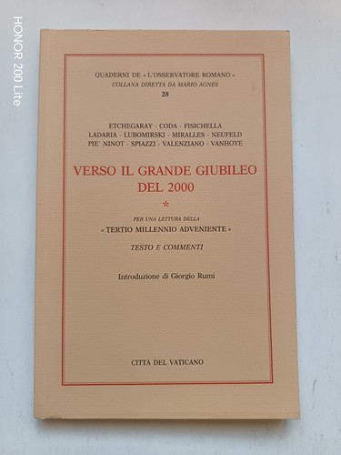 Verso grande giubileo del - verso,