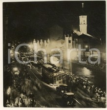 1939 COSTUME MILANO Navigli - Festa di San Cristoforo - Notturno *Foto 13x13 cm
