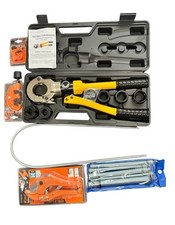 Kit Pressatrice Pinza 16-36  5pz Molla piega tubi+ taglia tubi  0-42/3-28/3-22