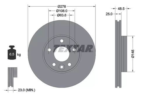 Set freni disco textar - set,