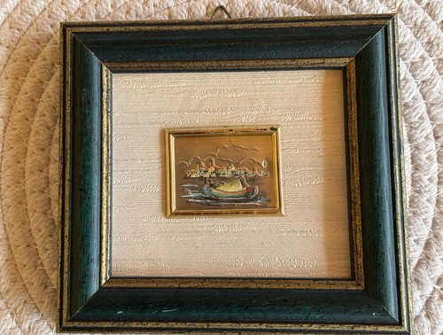 Quadro incorniciato con lamina