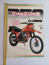 Moto Morini Kanguro 350 freno disco manifesto poster su lamiera originale