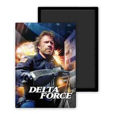 Delta Force 1986 affiche film cinéma - Magnet personnalisé 54 x 78 mm