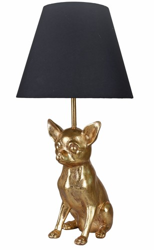Lampada decorativa chiwawa oro - lampada,