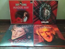 ROD STEWART Lotto Stock 4 vinili LP 33 Giri originali  Rare GIANT POSTER