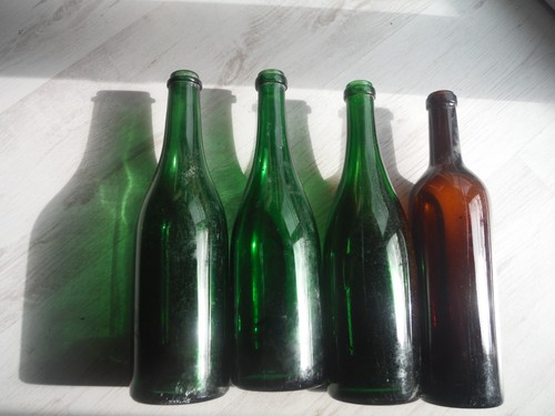 Lotto antiche bottiglie - 4,