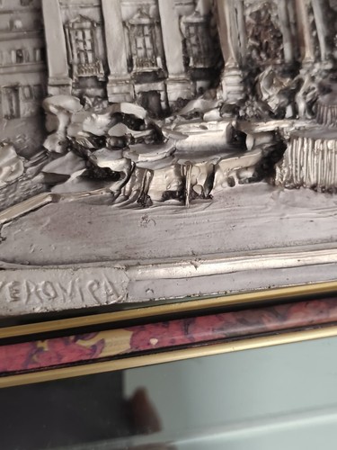 Quadro bassorilievo argento - bassorilievo,