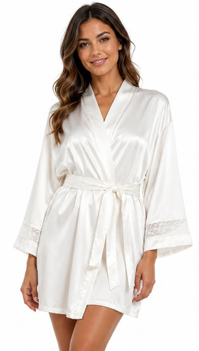 Vestaglia sposa tramonte raso - vestaglia,