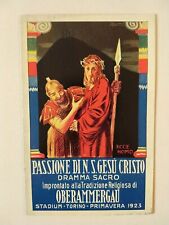 MAUZAN CARTOLINA PUBBLICITARIA MAGA DRAMMA SACRO PASSIONE