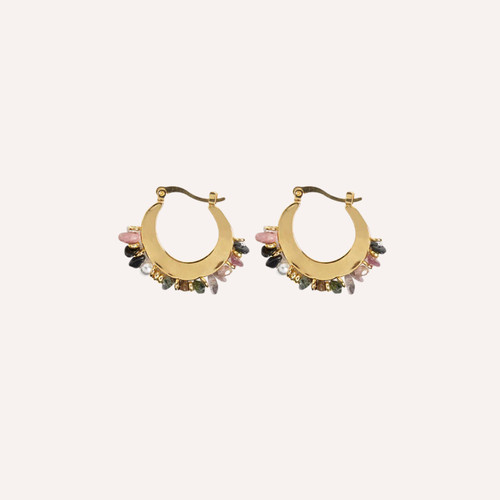 Orecchini donna cerchio con - a,