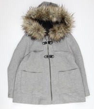 Cappotto parka donna grigio