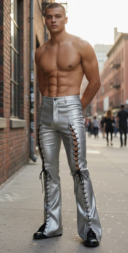 Pantaloni uomo vera pelle - , di