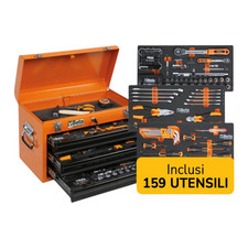 CASSETTIERA PORTATILE LAMIERA 3 CASSETTI + 159 UTENSILI – BETA TOOLS – 2200E/21