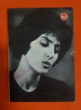 Maria Monti cartolina promozionale autografa 1961 RCA