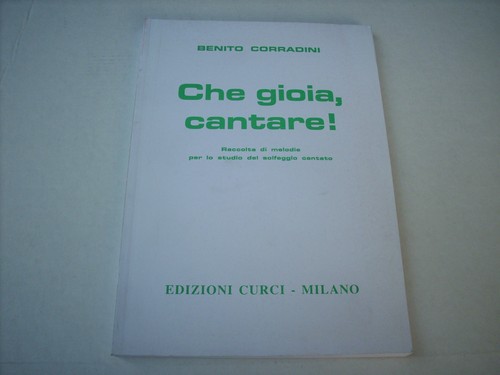 Che gioia cantare benito - gioia,