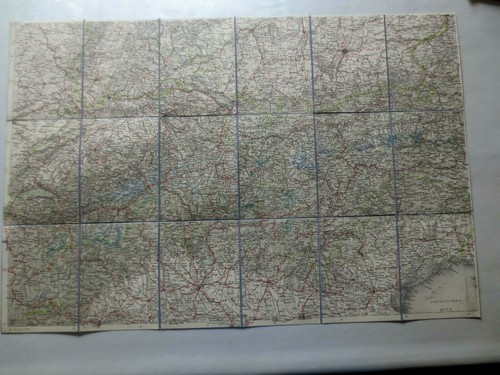 Mappa basilea losanna blanc - basilea,