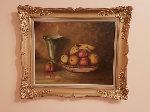 Dipinto olio tela frutta - 'frutta, e