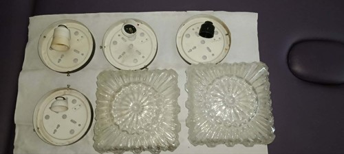 Set plafoniere vetro - in,