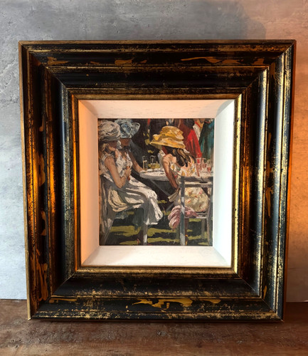 Quadro olio stile