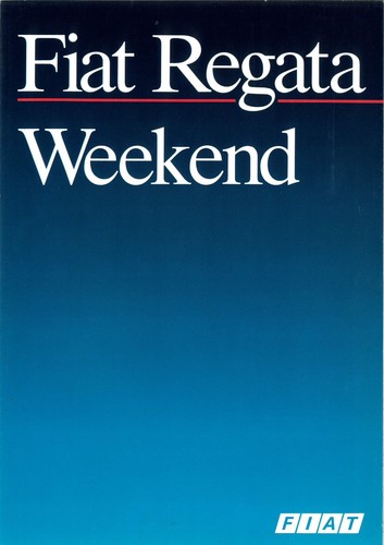 Catalogue brochure fiat regata - fiat,