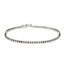 Bracciale tennis con diamanti Pt850 2,00 ct - Spedizione gratuita originale...