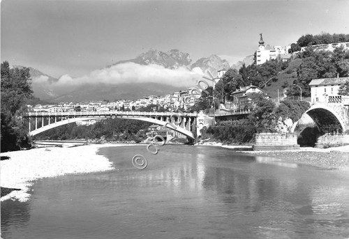 Cartolina belluno ponte - cartolina,