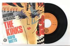 THE KINKS=45 GIRI=AUTUMN ALMANAC-DAVID WATTS=ITALIA-EX-EX-1967=AUTORE MANCINI- 