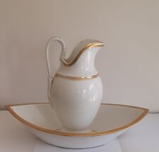 Brocca catino  in porcellana