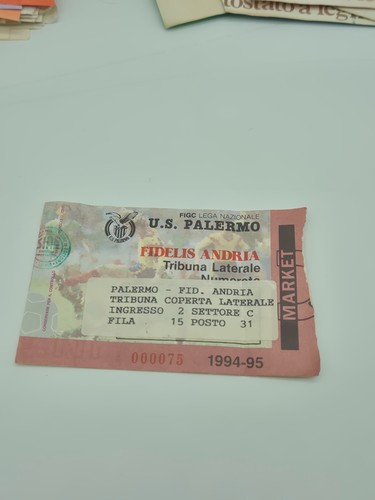Biglietto calcio palermo - biglietto,