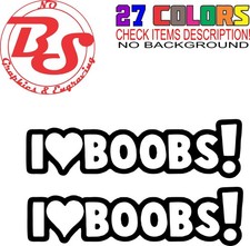 6" Boobies Boobs Tits Titty