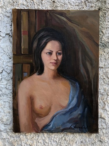 Quadro vintage nudo donna - -nudo, donna-