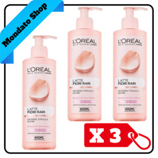 LATTE DETERGENTE L’OREAL FIORI RARI 400ml STRUCCANTE PELLI SENSIBILI (X3)