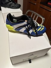 adidas Predator Accelerator FG Royal Blue Solar Yellow UK 7.5 ORIGINALI