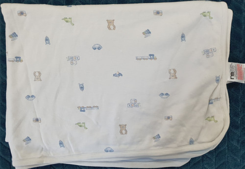 Coperta mothercare maglia blu - maglia,