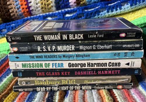 Vintage mystery paperback - paperback, lot