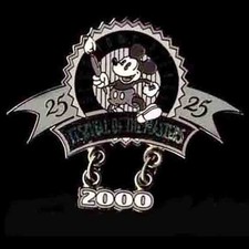 Topolino - 25° Festival Annuale 2000 dei Maestri Disney Spilla LE3000 Pendente Grigio