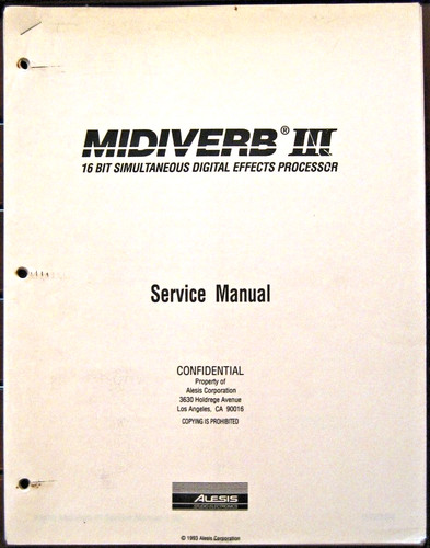 Alesis midiverb iii unità - midiverb,