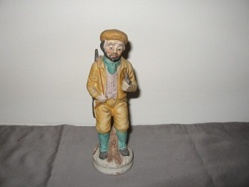 Statuina porcellana pipa fumo