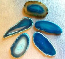 Fette agata blu minerali