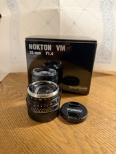 Voigtlander NOKTON Classic 35mm F1.4 VM ( for Leica M ) with Box & Warrantycard