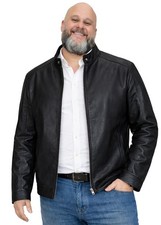 giubbotto ecopelle uomo